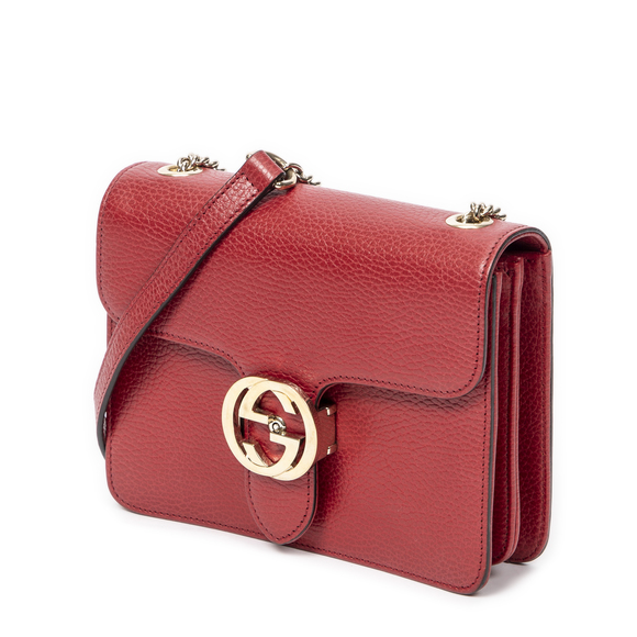 Gucci Small Interlocking GG Chain Crossbody - Picture 2 of 10